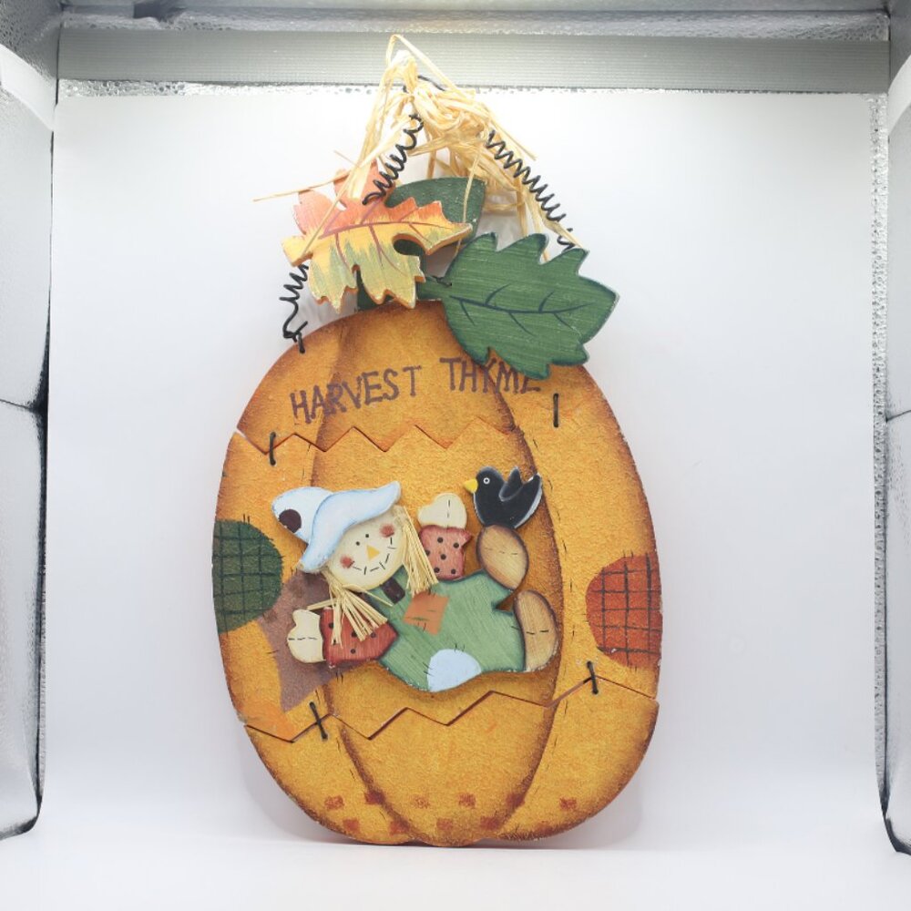 Harvest Time Wooden Wall or Door Hanging Sign